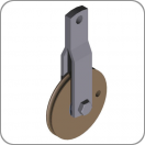 4” Master Pulley - Parallel Flat (Incl. Bearing)